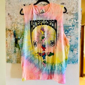 UNIF Tie Dye Hateful Dead Muscle Tee